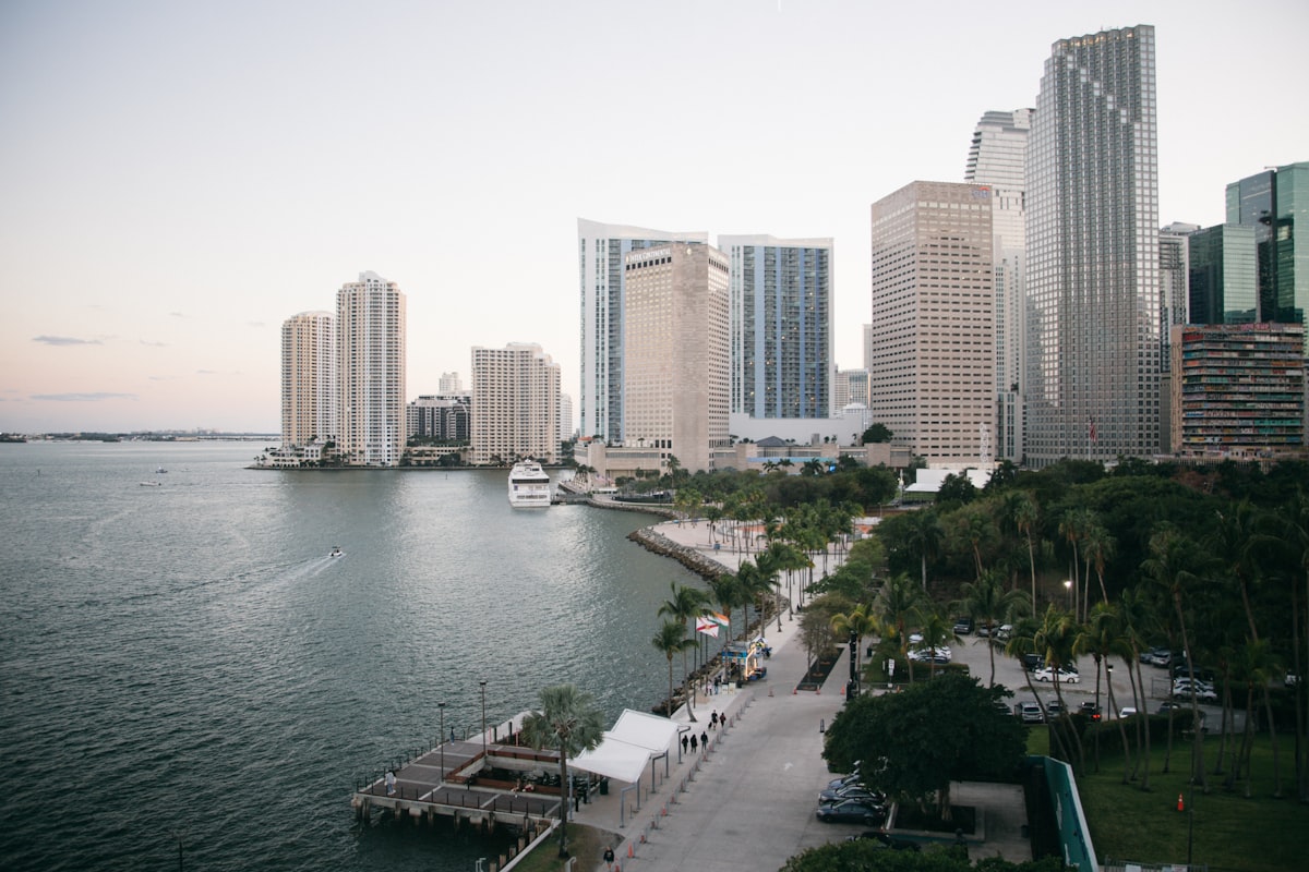 Modern luxury waterfront estate representing Miami oceanfront real estate