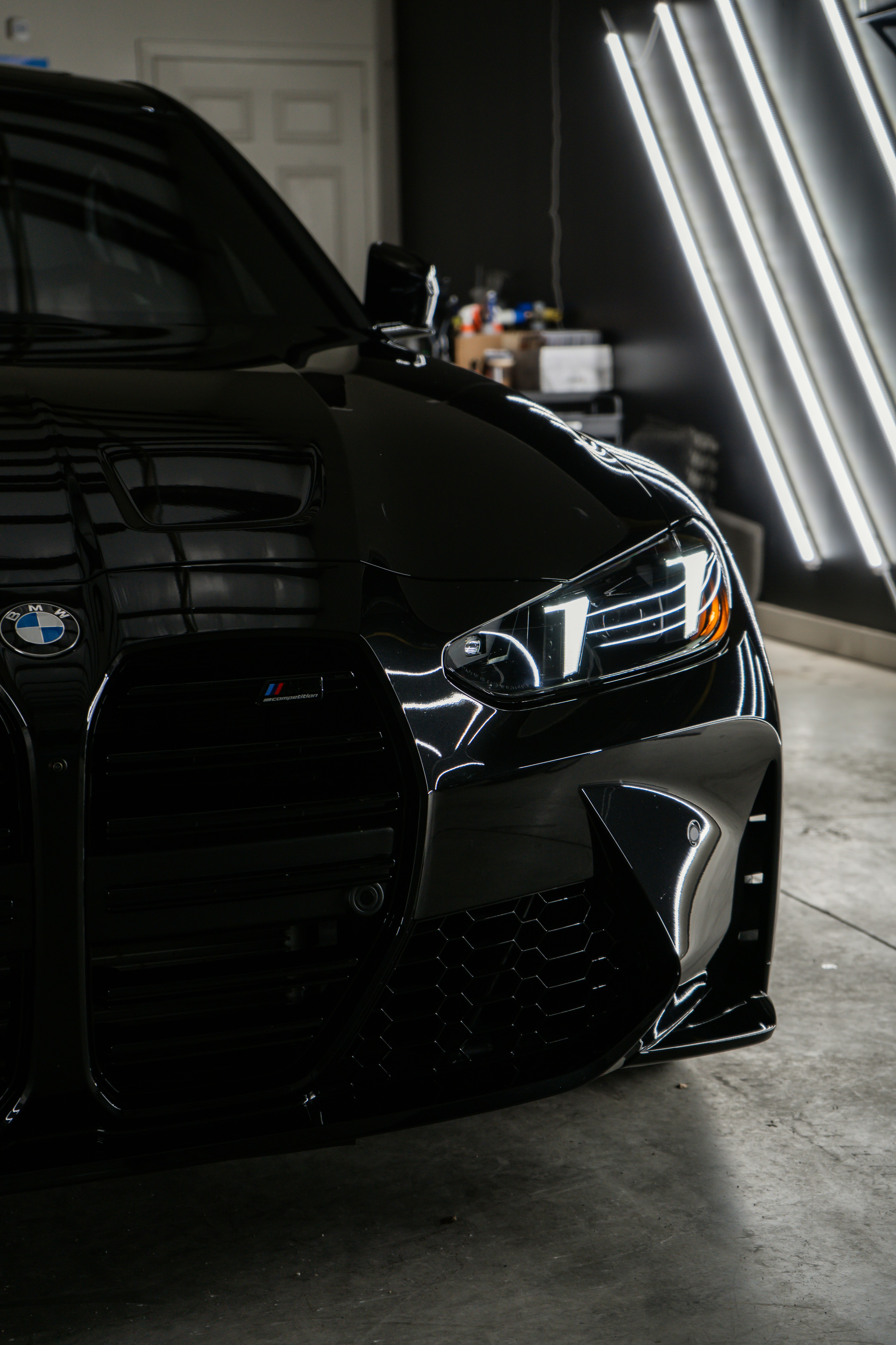 Luxury vehicle with Roman-inspired detailing