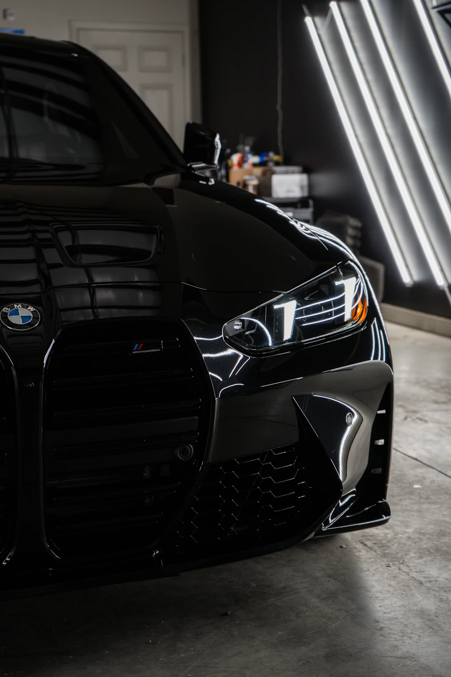 Korekta lakieru — BMW, głęboki połysk po polerowaniu