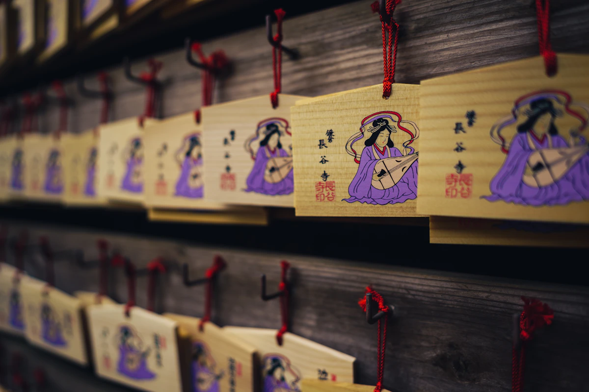 Personalised wooden plaque with hand-painted text displayed on a wall