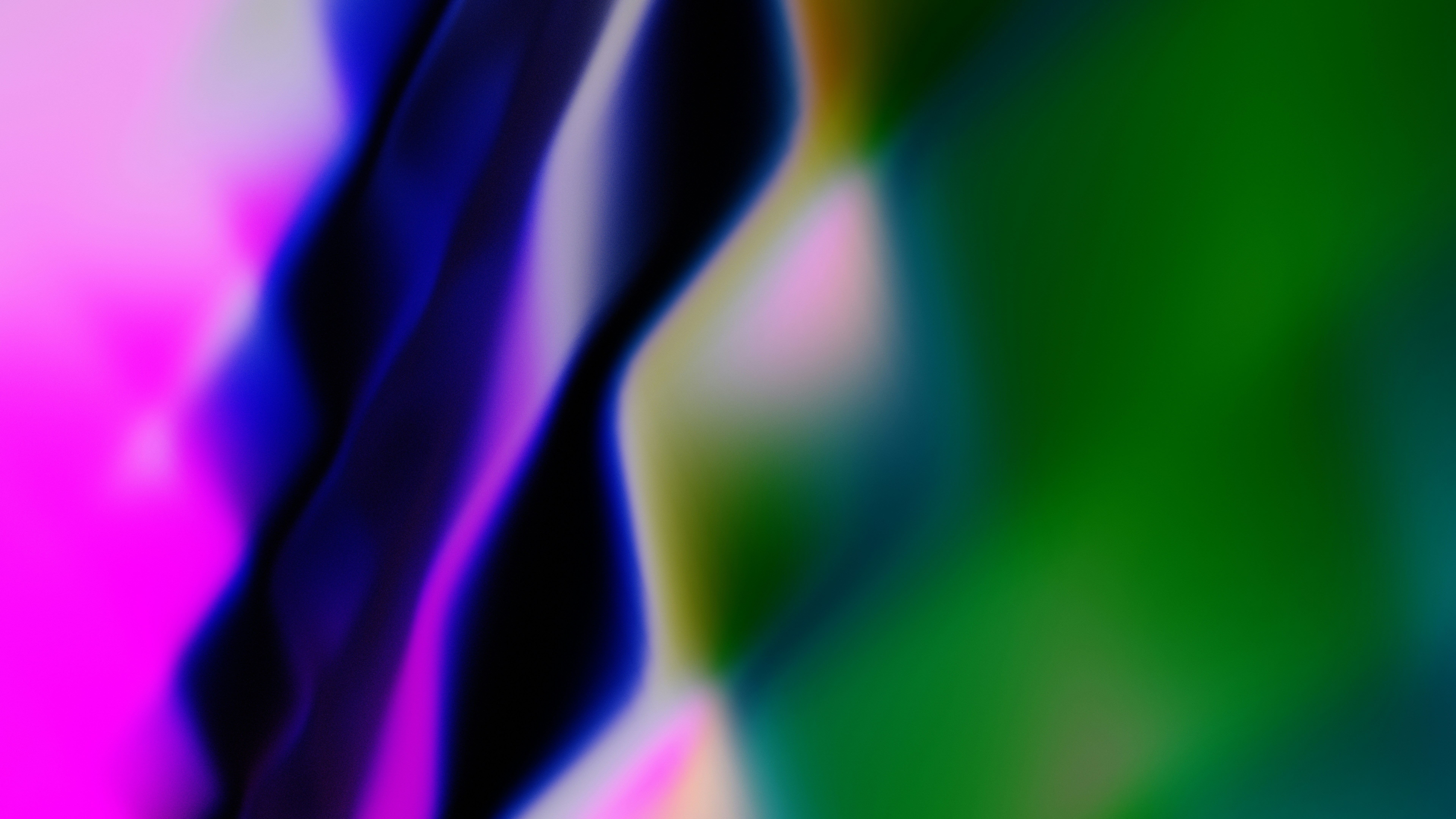 Abstract shapes and colors blend in harmony.