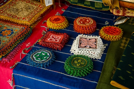 Artisanant brodage au cambodge
