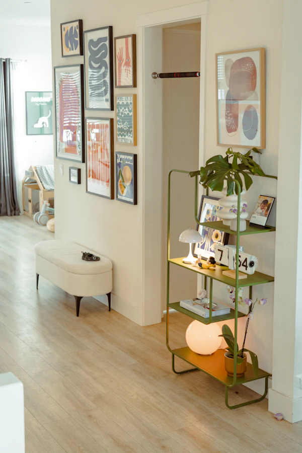 Gallery wall installation