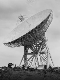A giant radio telescope reaches for the cosmos.