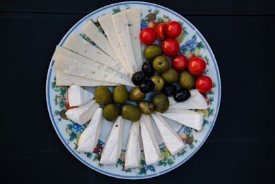 Olives and cheese