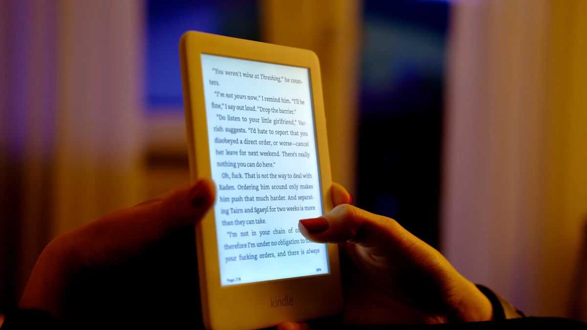 Jailbroken Kindle showing the Tailscale KUAL app