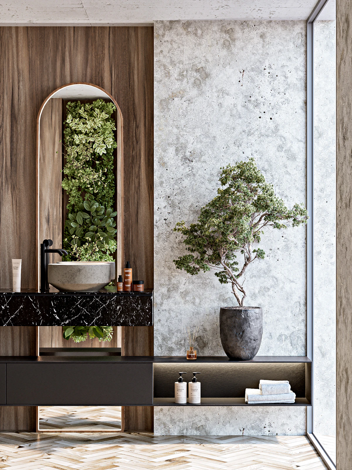 Premium luxury bathroom