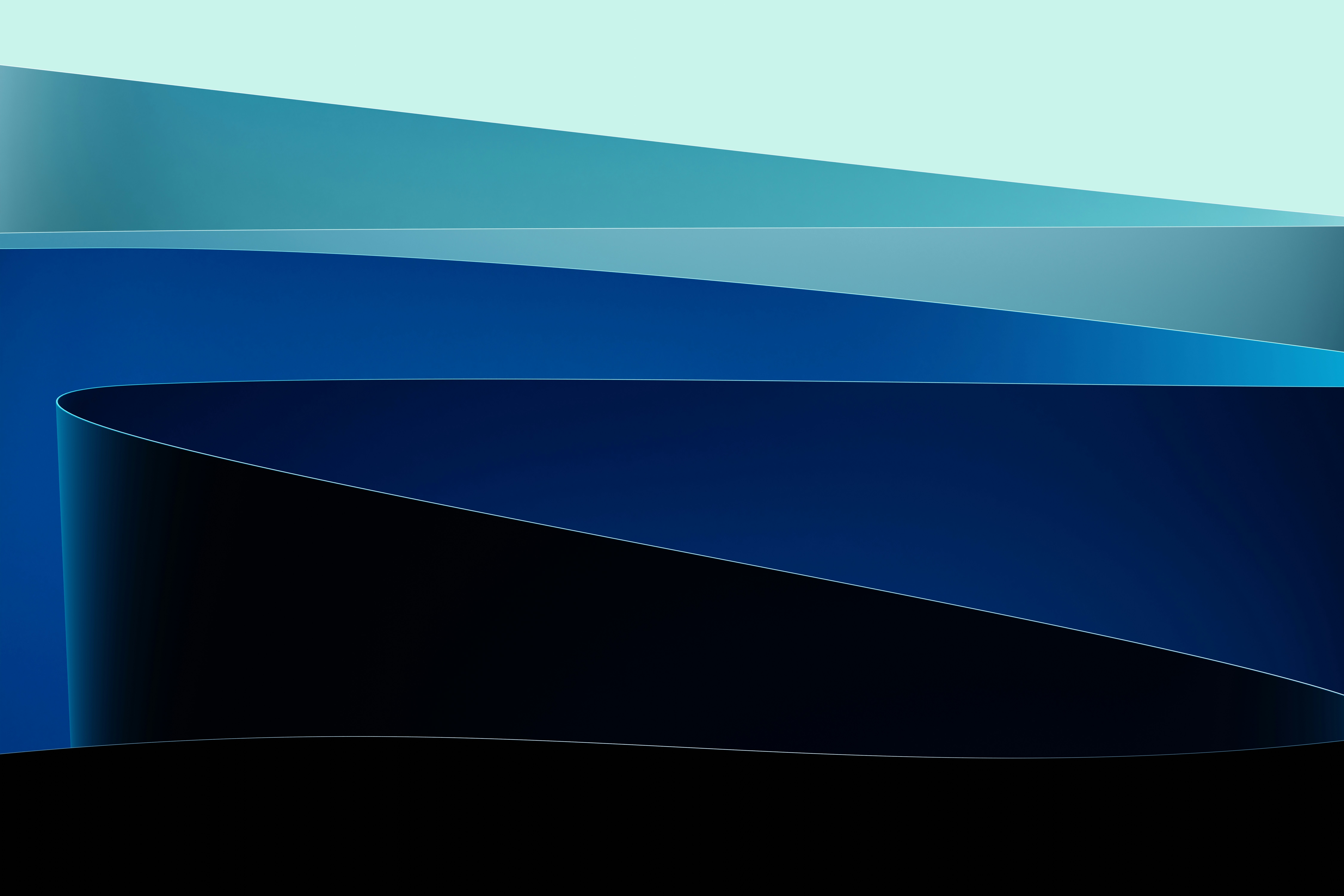 Blue abstract interface