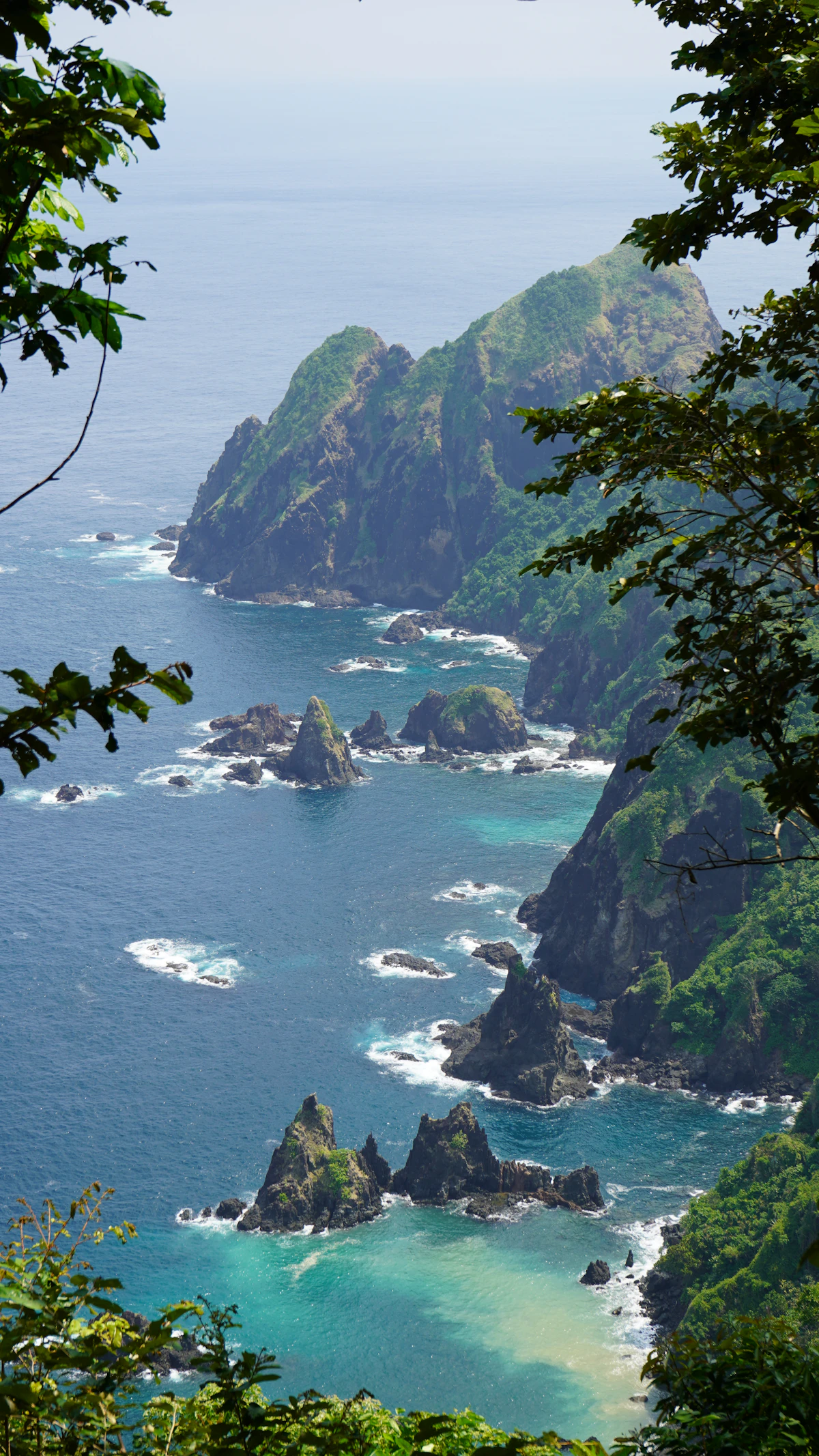 Rugged coastline in Lombok, Indonesia