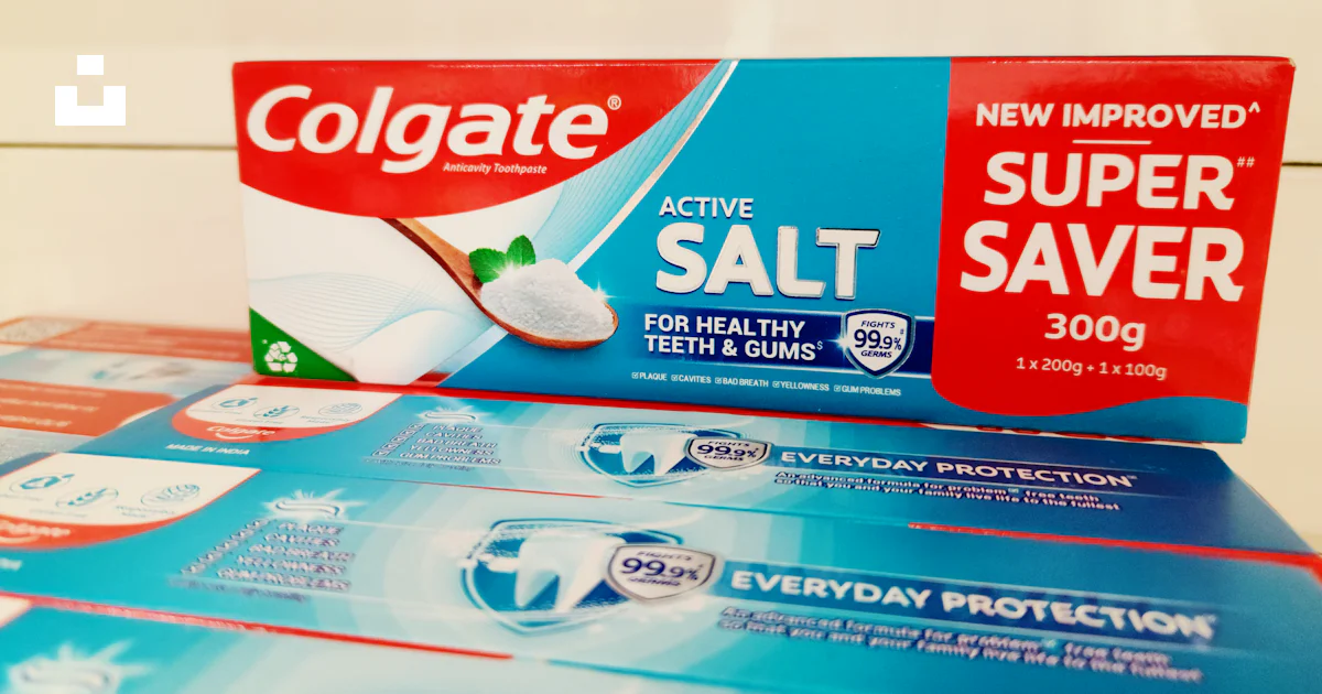 Colgate Paper Colgate active salt toothpaste for healthy teeth. photo – Free Paper ...