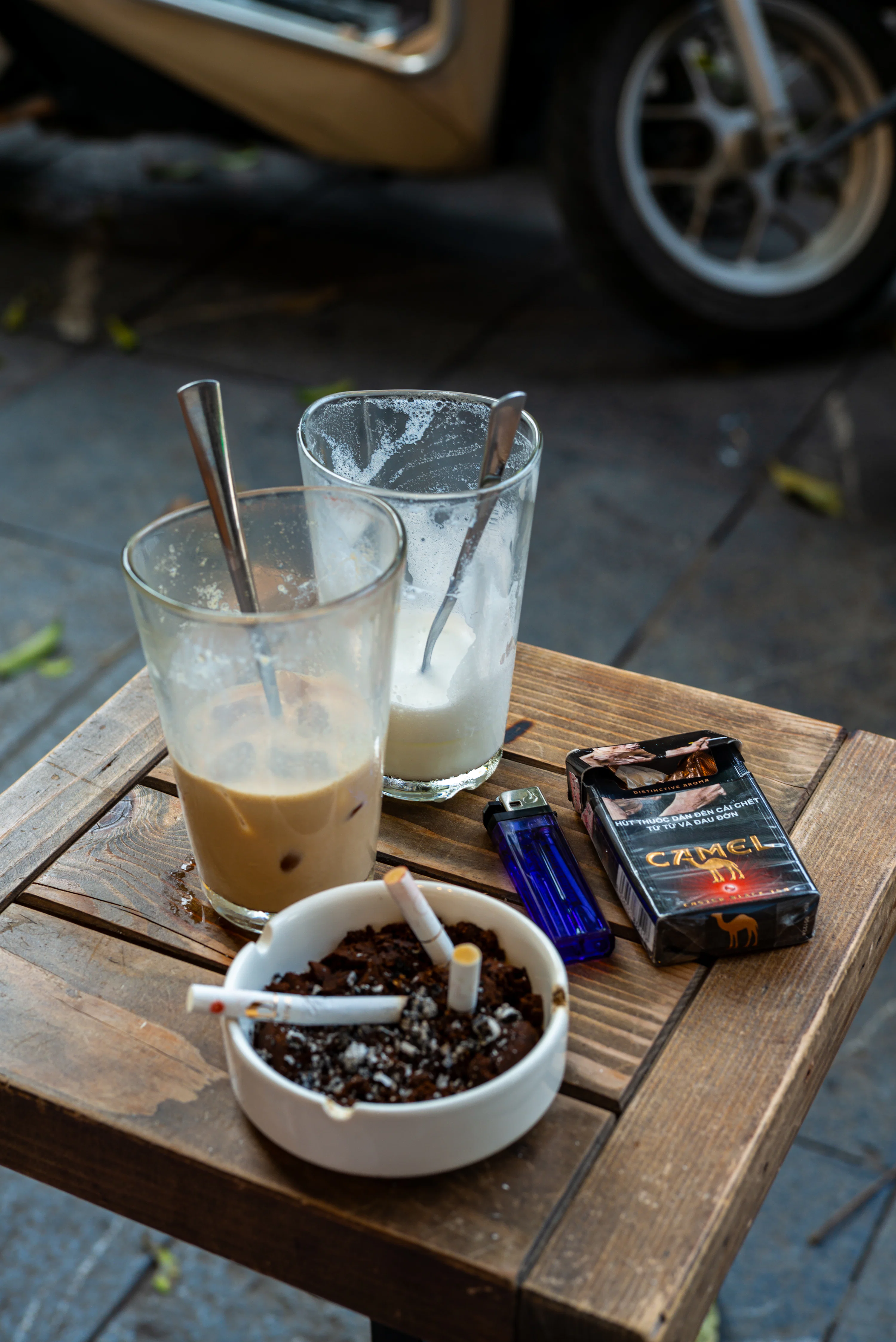 coffee cigarettes Man Fishing with and Coffee: A Unique Scene Coffee and Cigarettes | Rotten