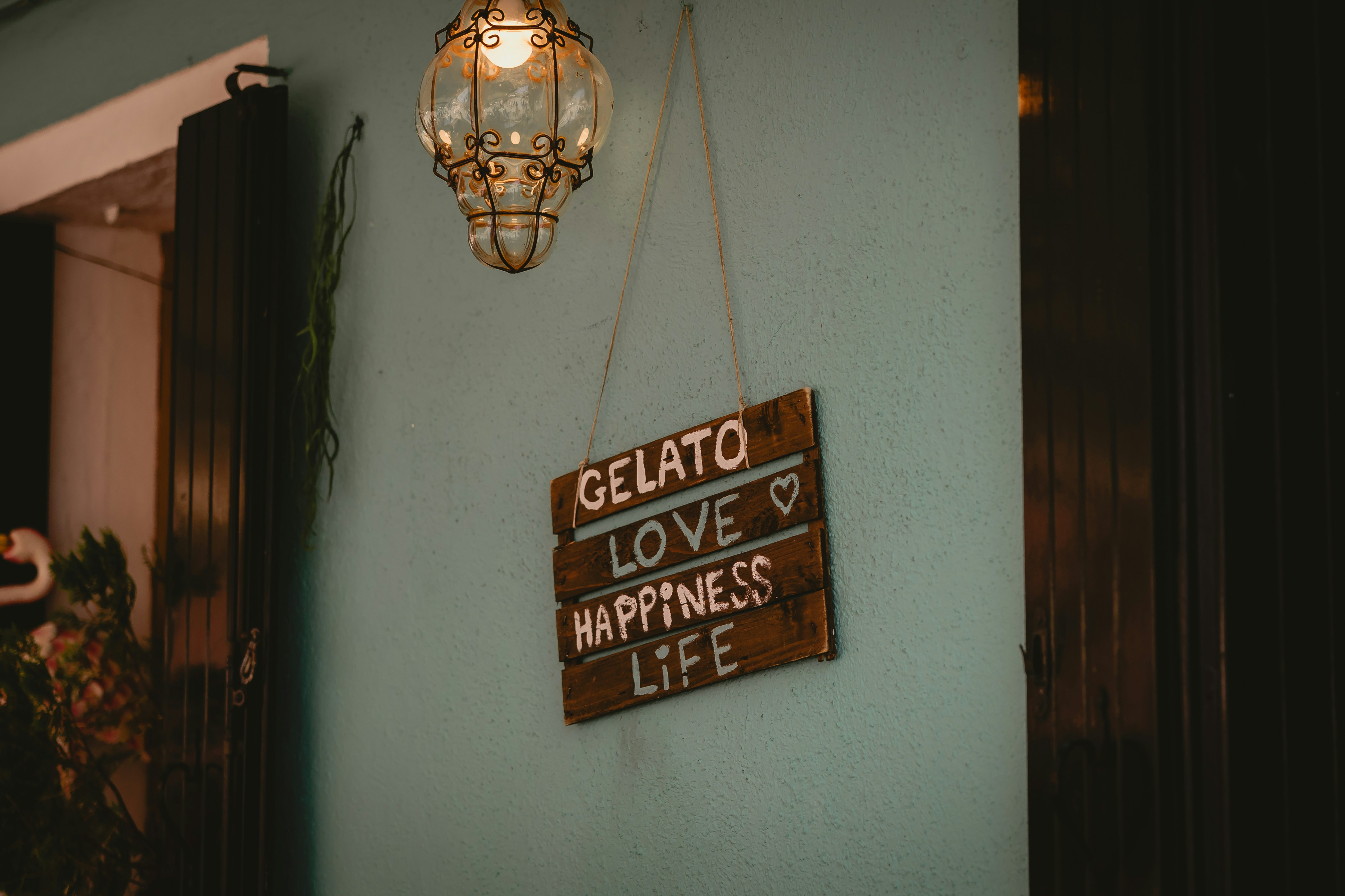 Gelato, love, happiness, and life are all here