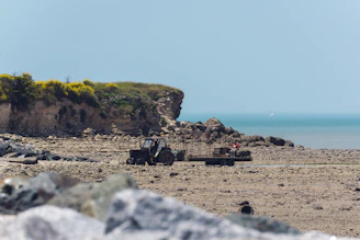 Angoulins, un tracteur d'ostréiculteur