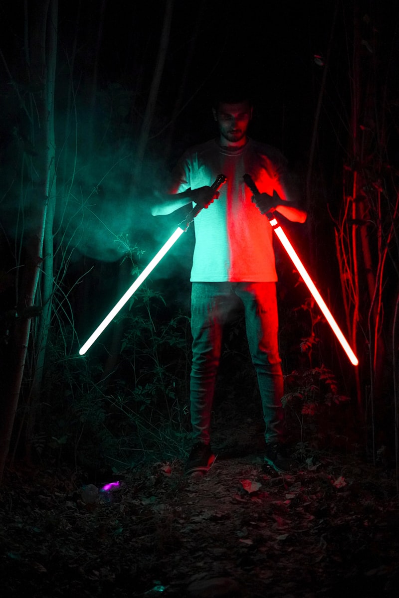 Sword fighting training session