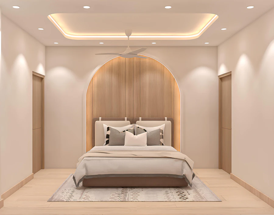 Modern bedroom interior