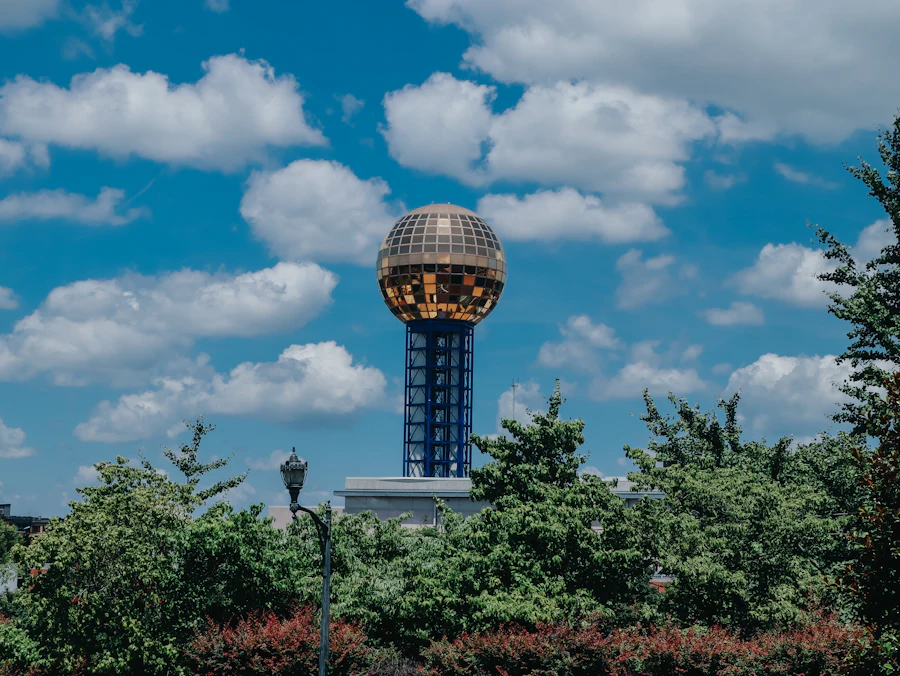The Sunsphere in downtown Knoxville, Tennessee