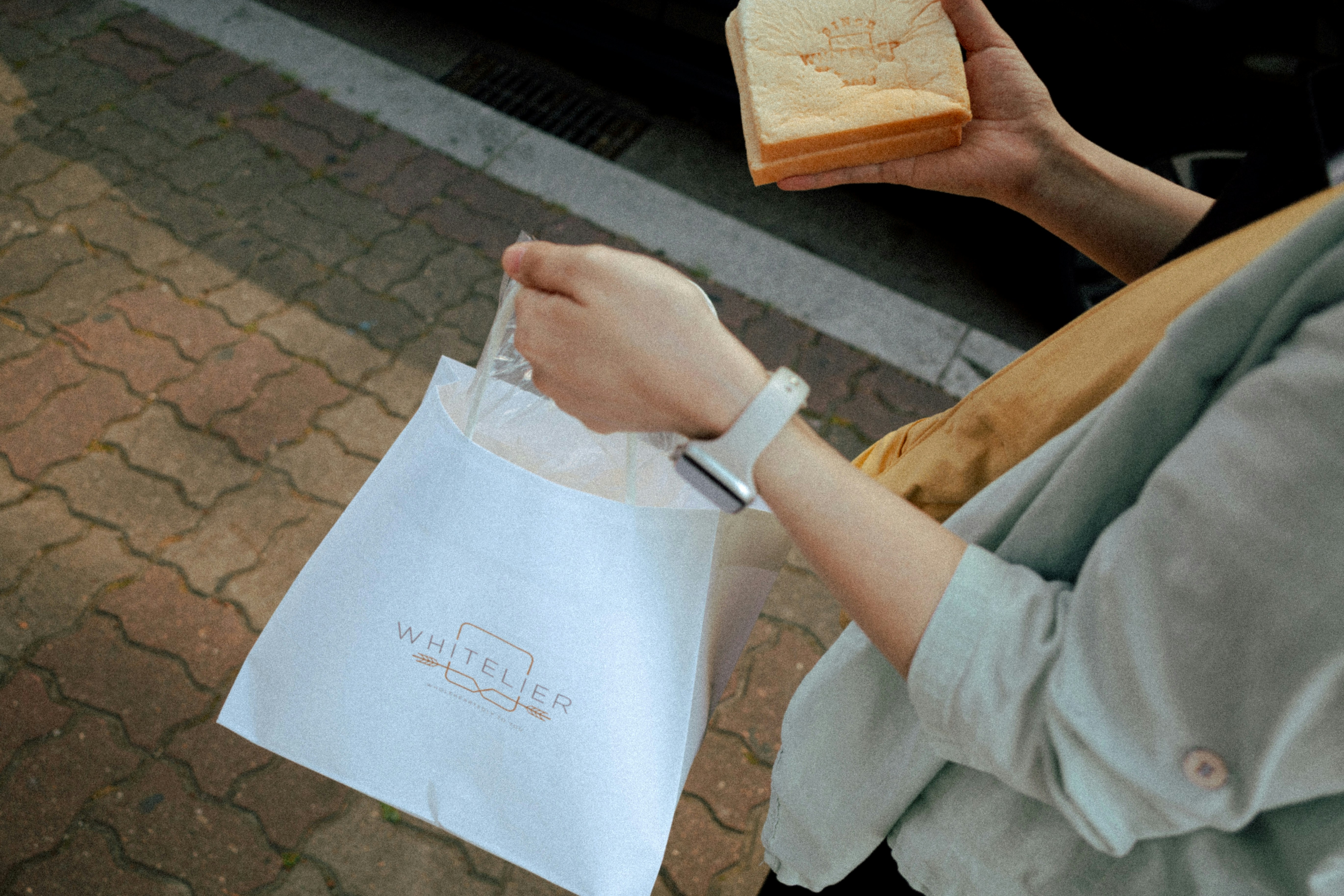 Woman writing boundary message