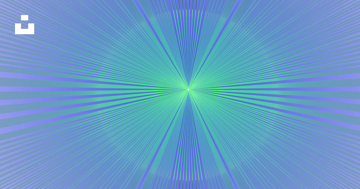 A blue and green abstract radiating pattern. photo – Free Abstract ...