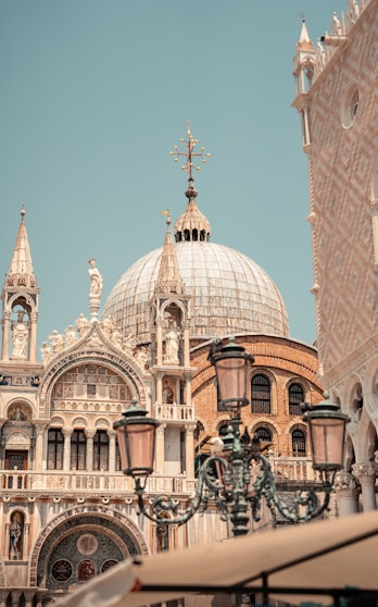 Beautiful architecture in venice, italy.