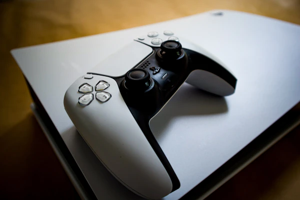 PlayStation 5 console with DualSense controller