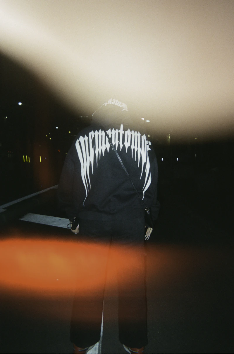 Person in dark