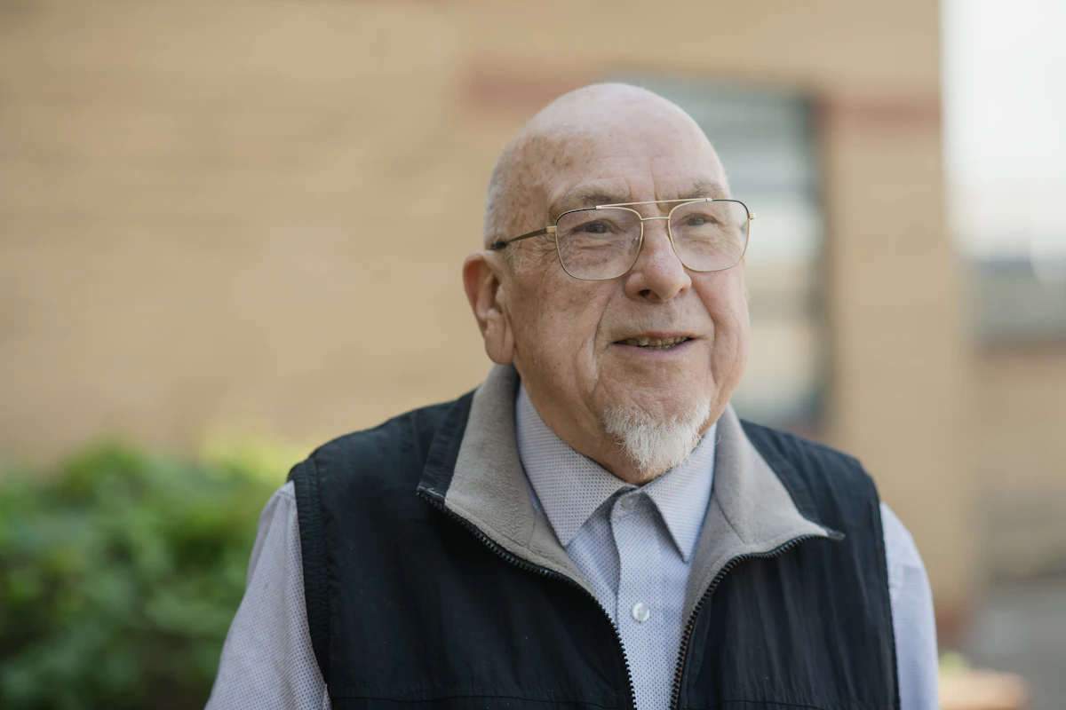 Senior patient portrait, representing MedBridge Transport's senior transportation service