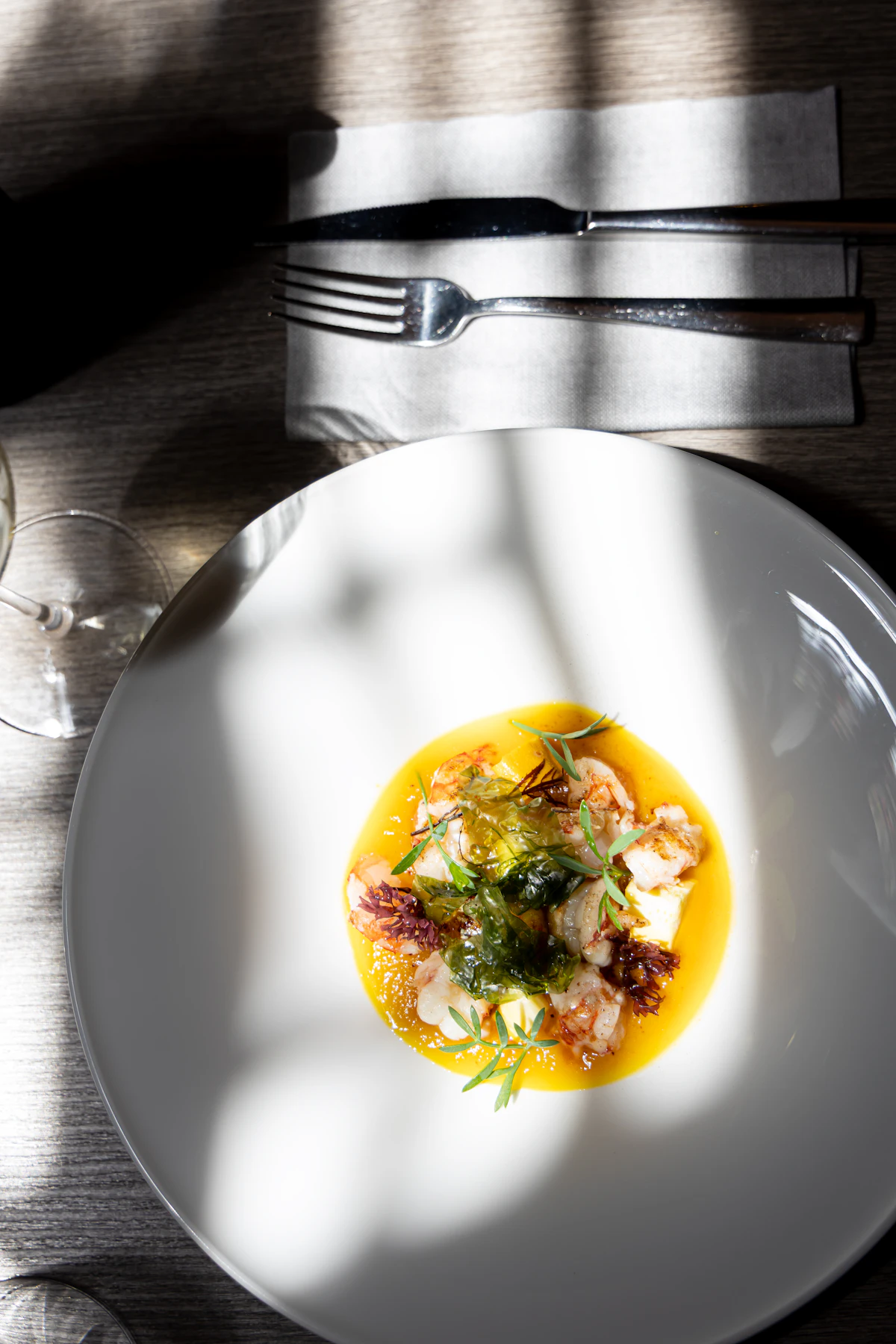 Fine dining plate