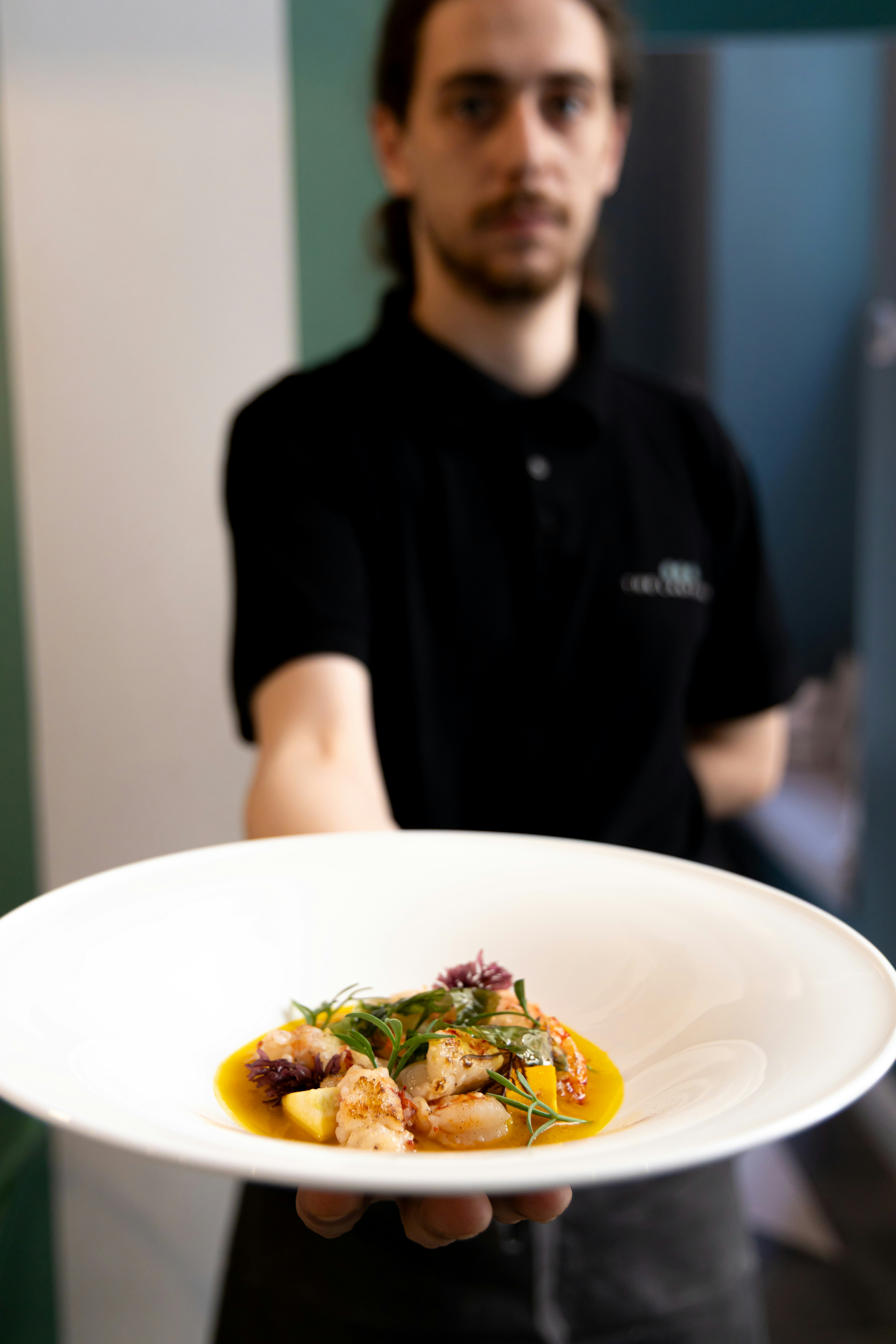 A gourmet dining experience.