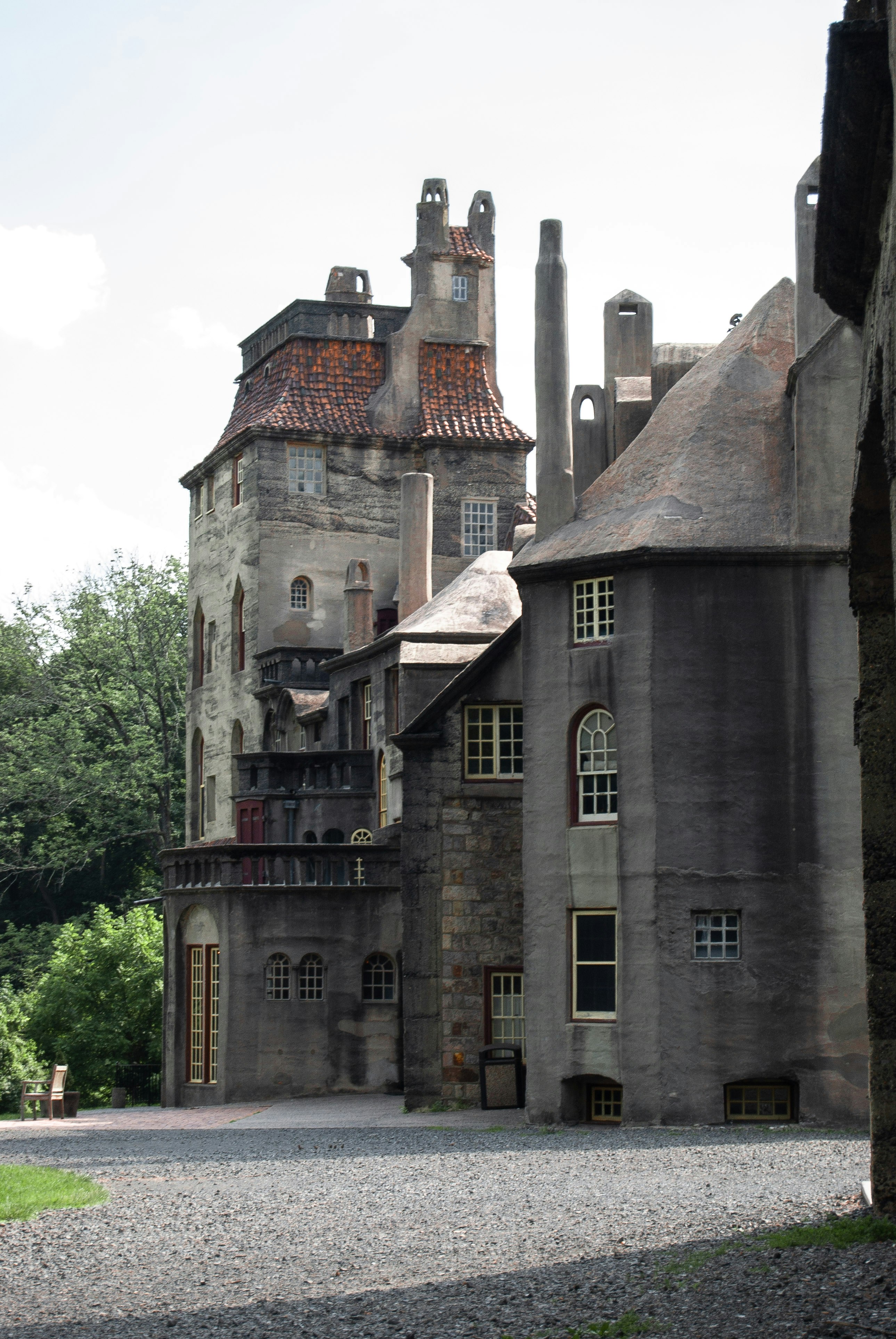 A majestic, old-style castle stands tall.