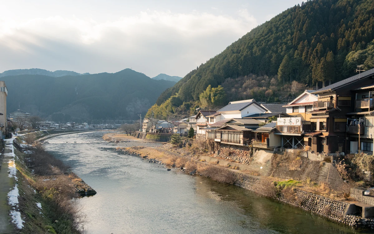 A quiet river town in the Izu countryside