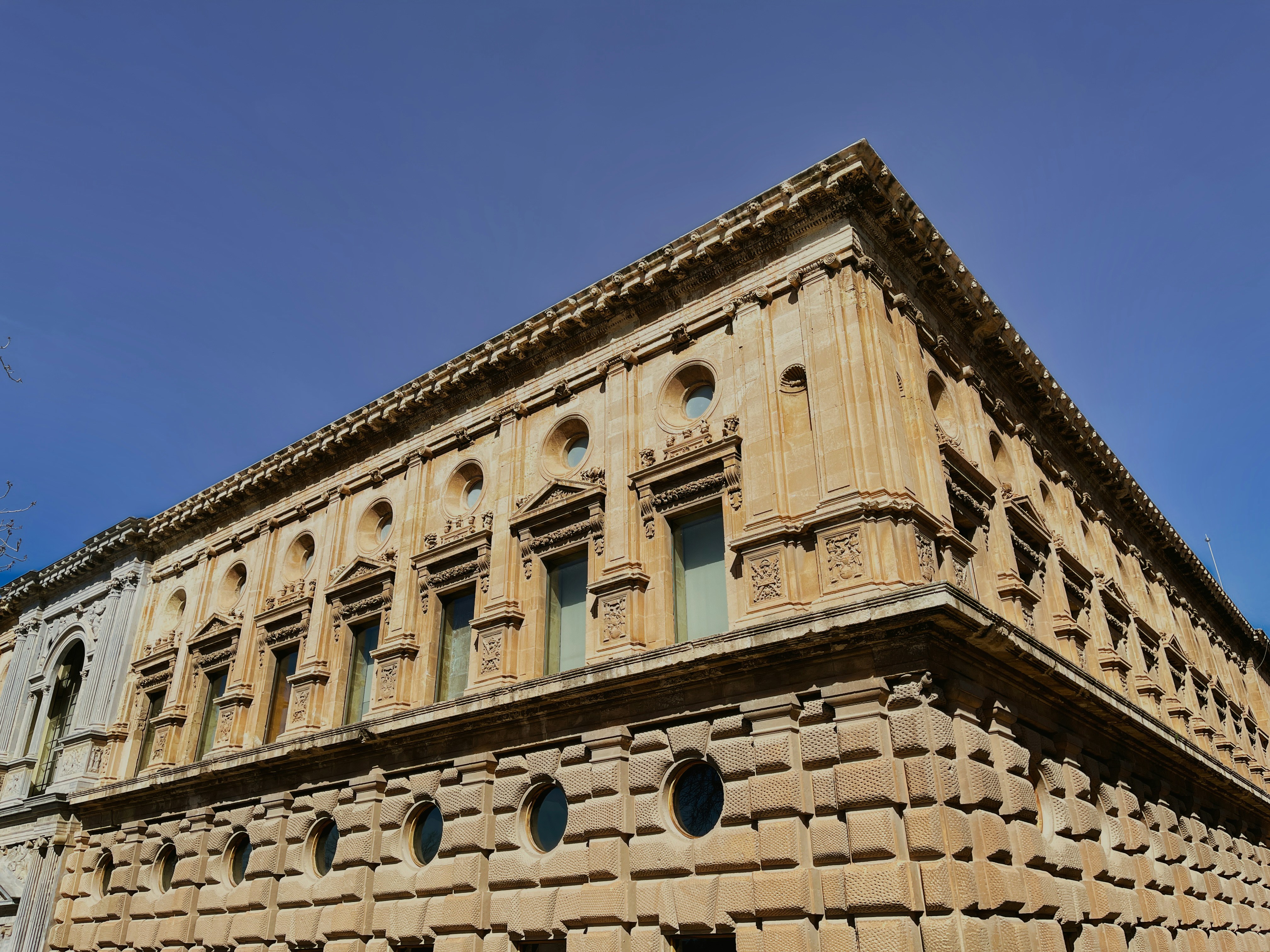 A beautiful building with many windows.