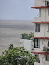 A residential building overlooking the sea