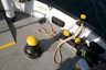 Ship deck ropes and mooring equipment