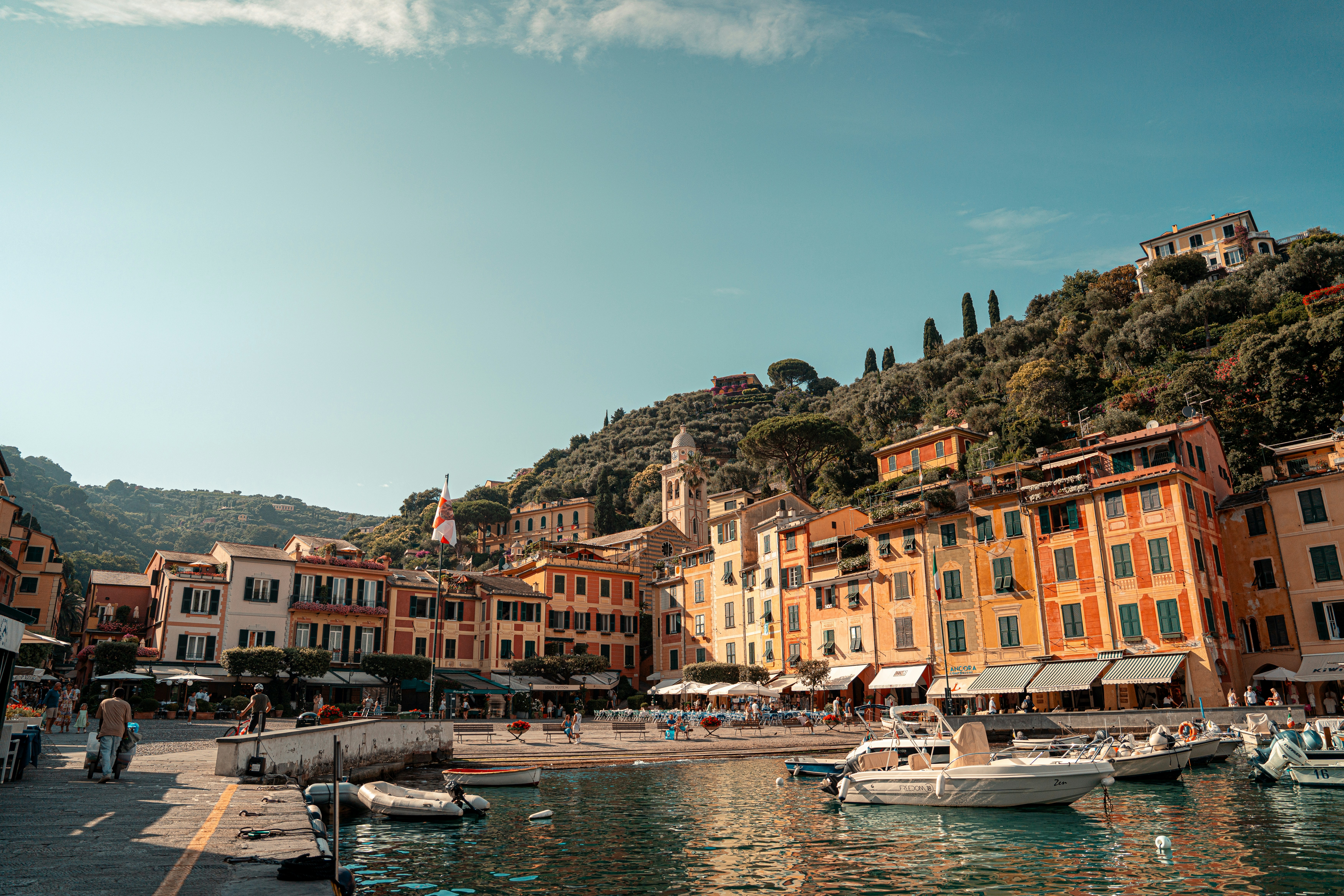Italian harbor view