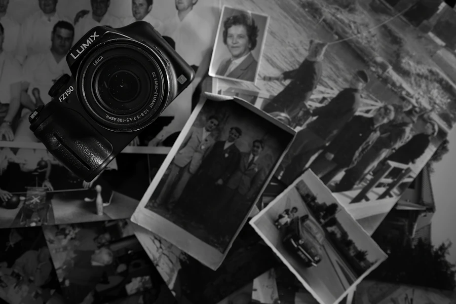 Old photographs and camera