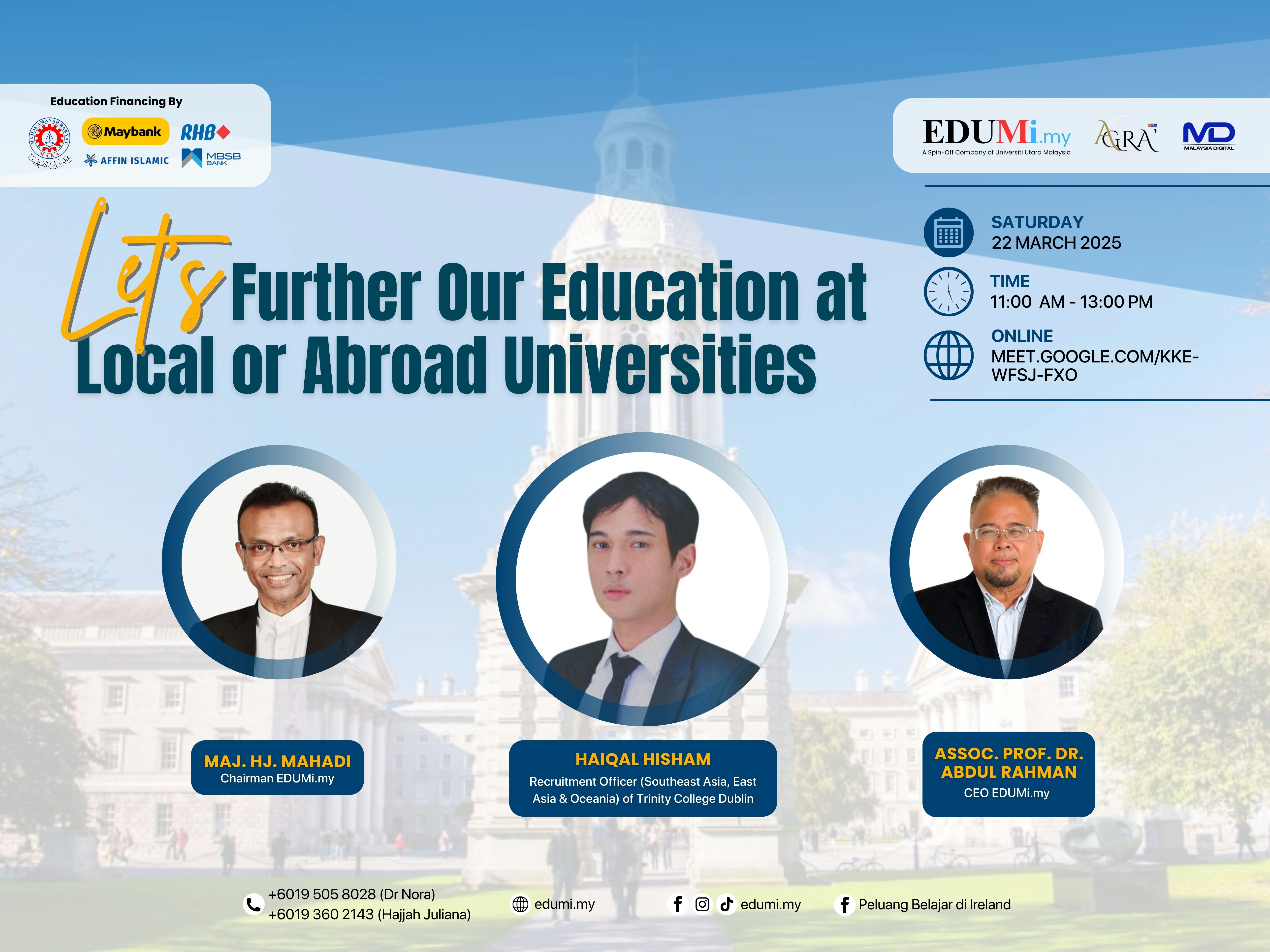 Explore Education Opportunities: Local & Abroad Universities Webinar