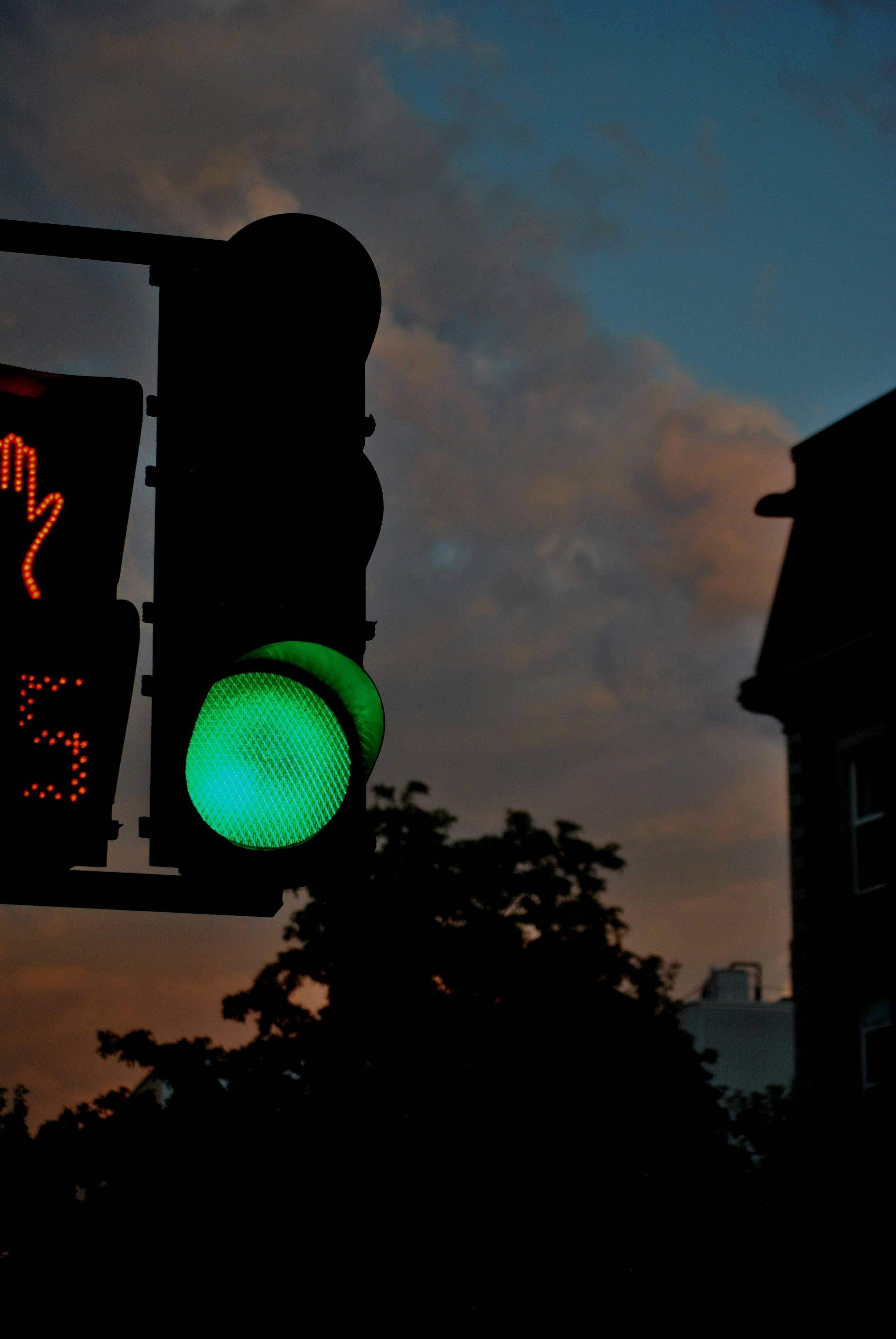 Green light indicates it is safe to go.