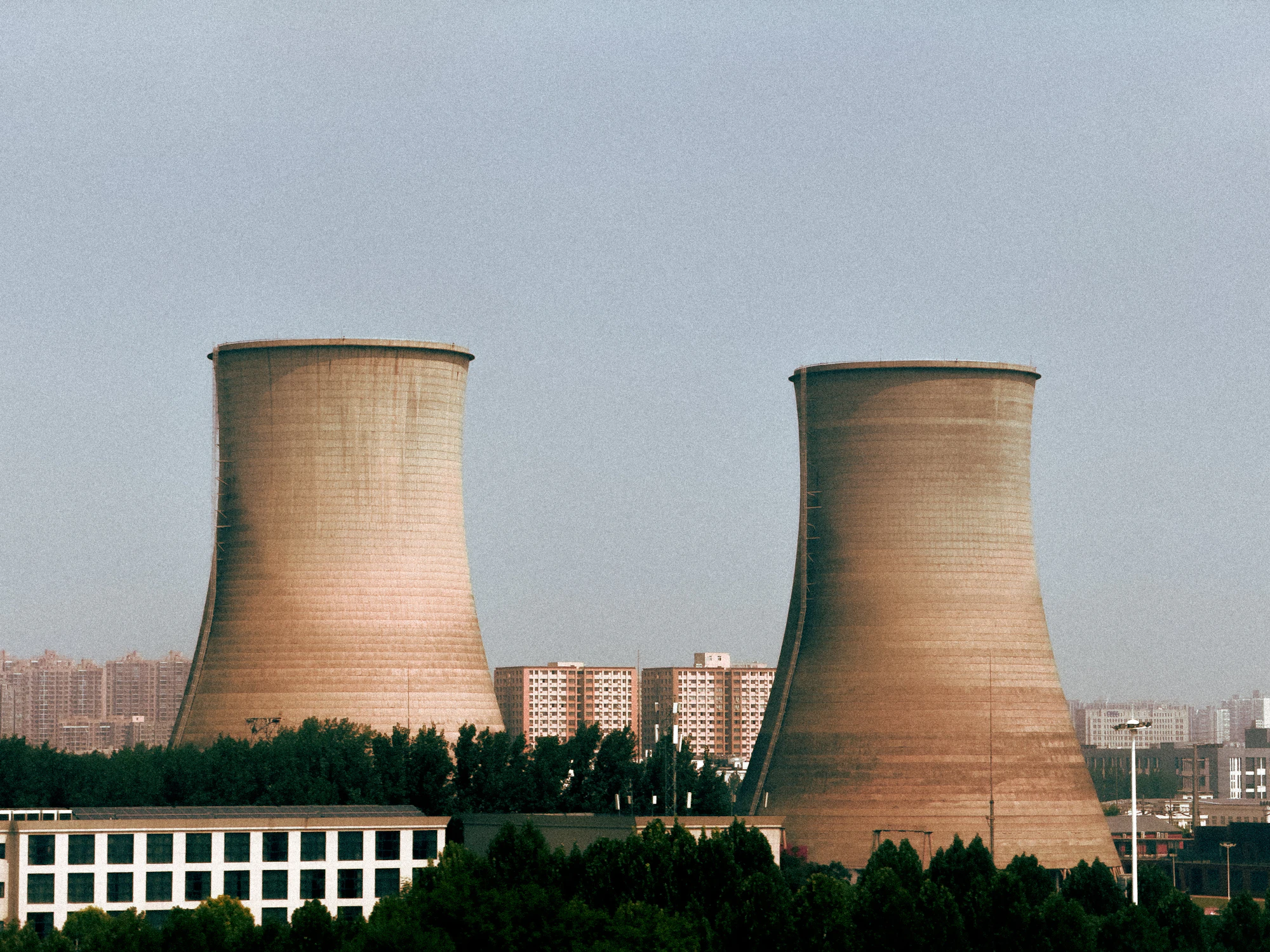 Tours de refroidissement d'une centrale nucléaire
