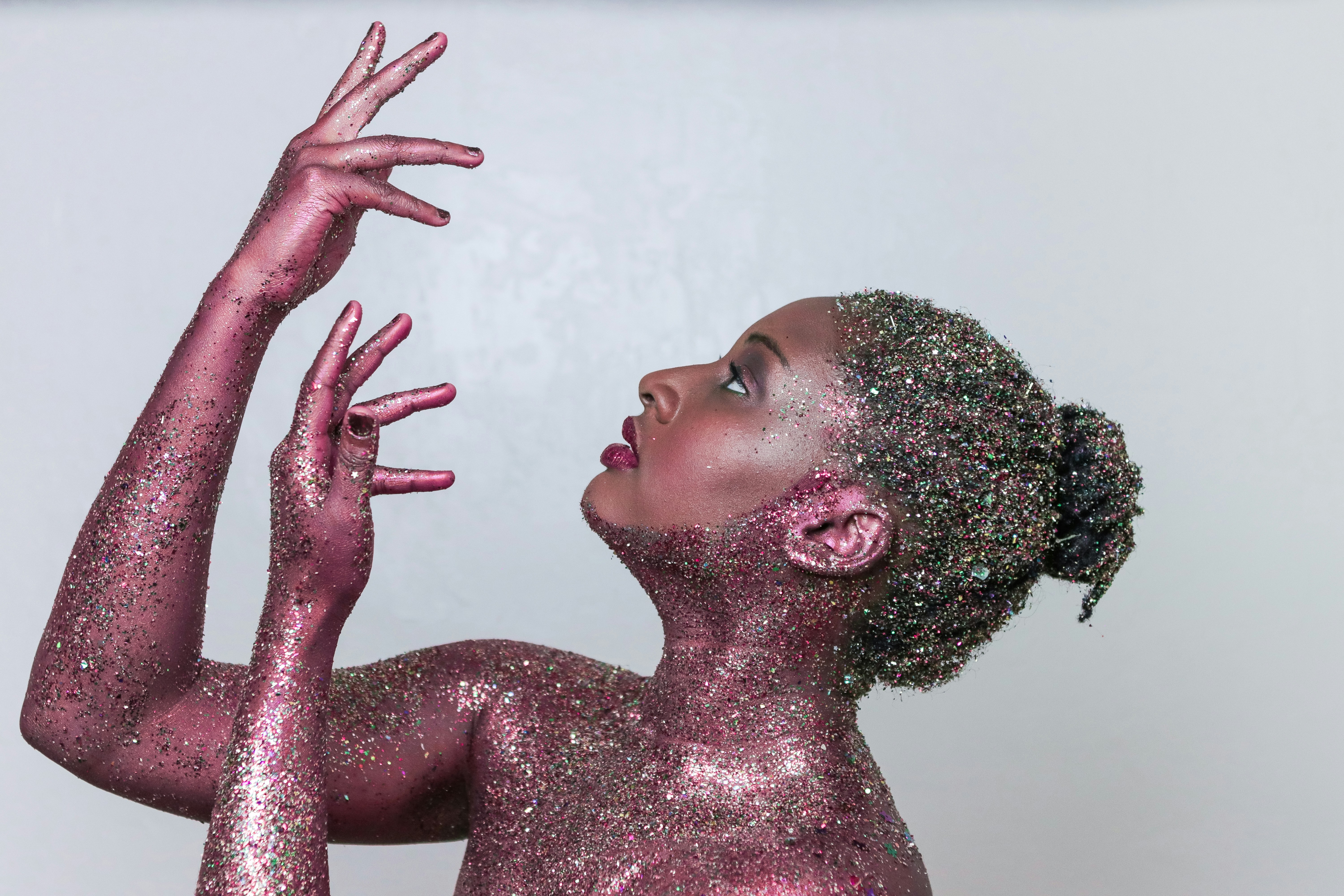 I love glitter (full body make up)