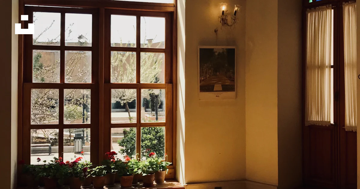 An elegant room with sunlight and stained glass windows. photo – Free ...