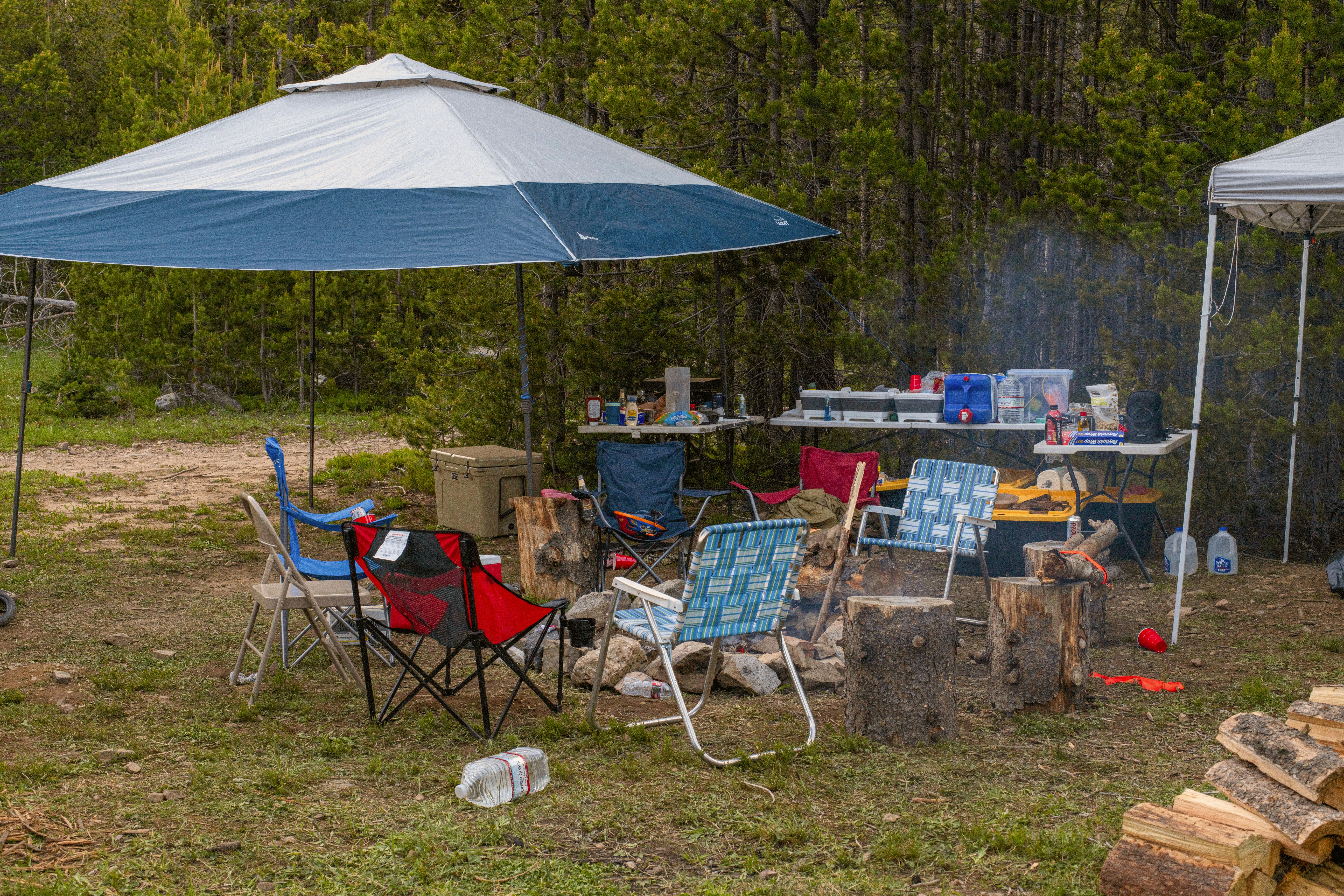 아이스박스 정리 모습