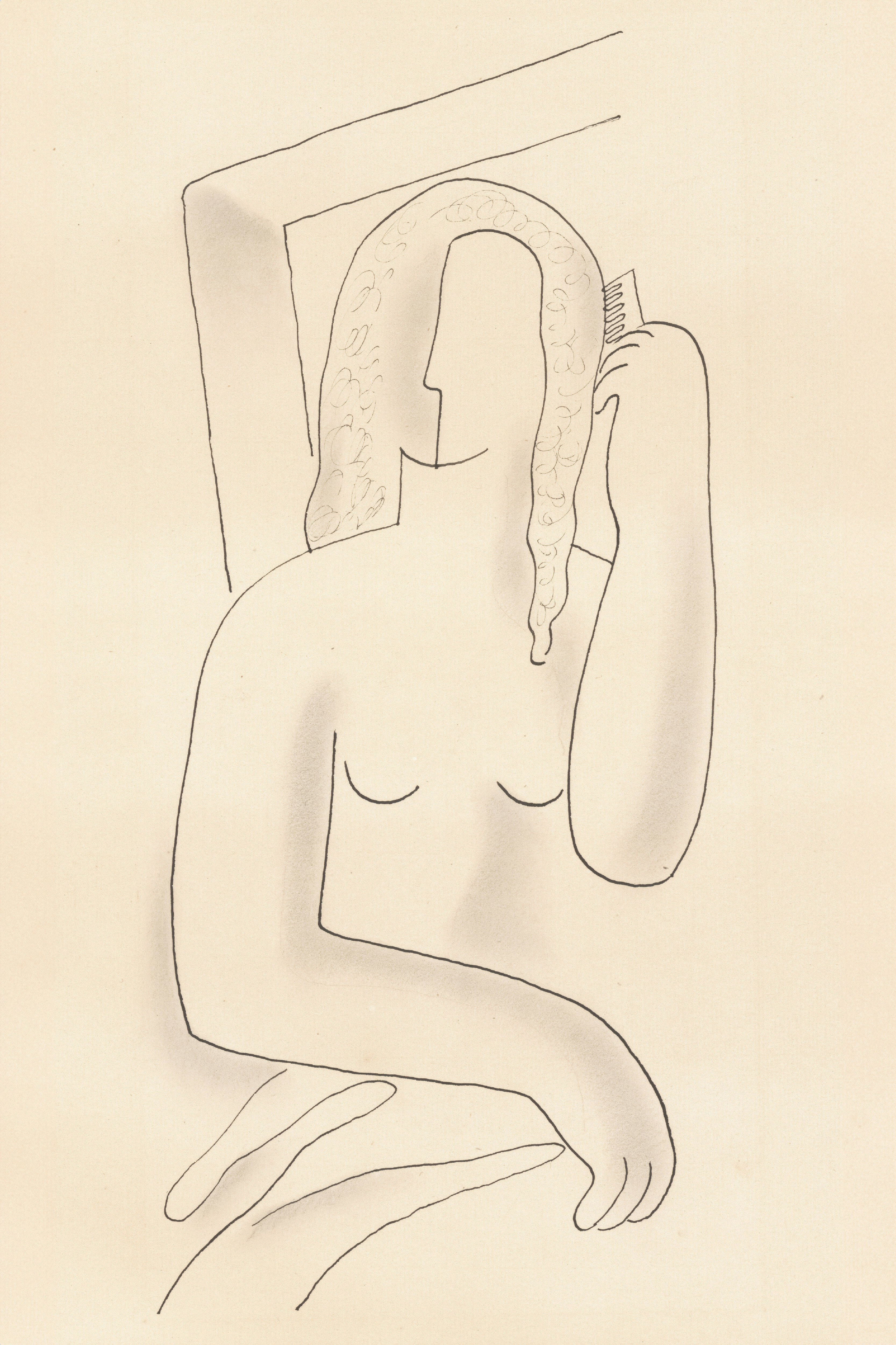 Title: Combing Creator: Galanda, Mikuláš Date: 1921/1941 Providing institution: Slovak national gallery Aggregator: Slovak national gallery Providing Country: Slovakia Public Domain Combing by Galanda, Mikuláš - Slovak national gallery, Slovakia - Public Domain.