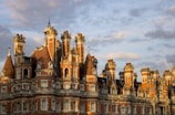 A magnificent, detailed building stands in the light.