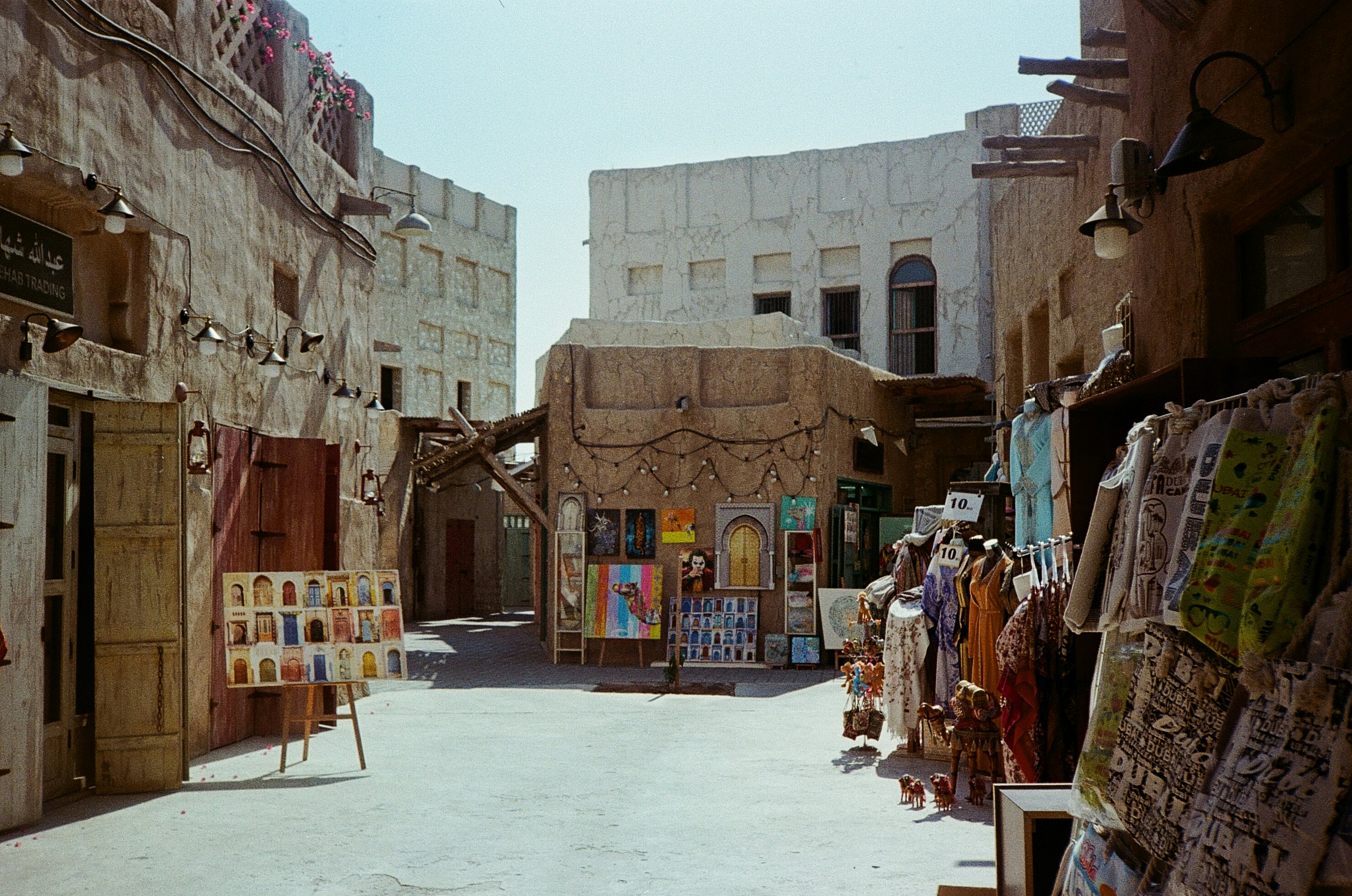 A street scene in a traditional arab market.