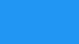 A solid, bright blue background is shown.