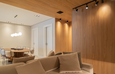 Cozy living room with modern and stylish design.