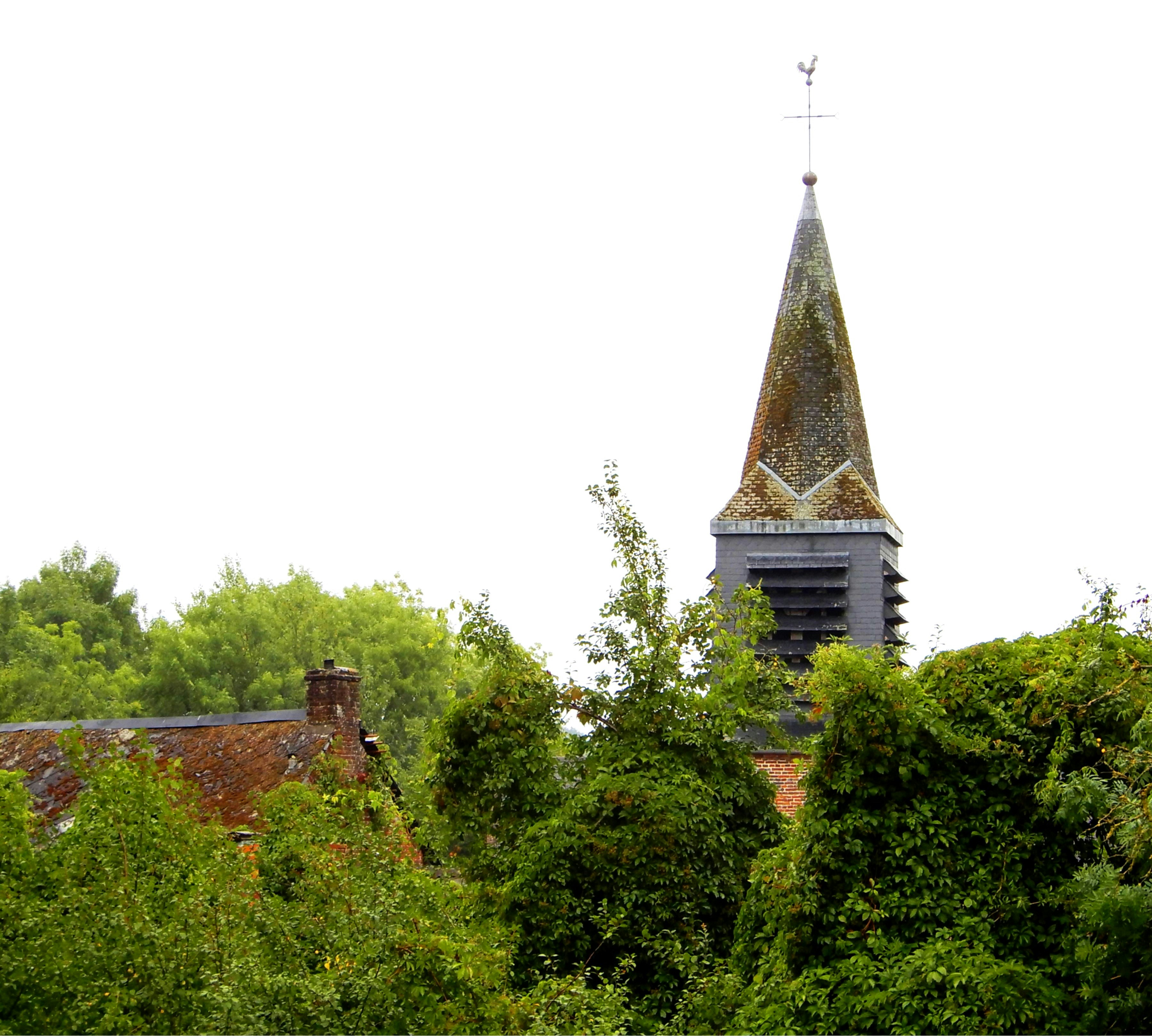 Le clocher de l'église d'Erloy ; Summer 2025 ; Thérache - France