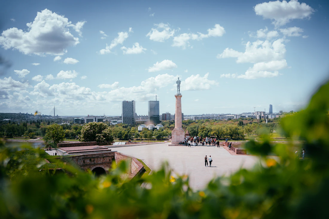 Belgrade landmark and skyline in Serbia