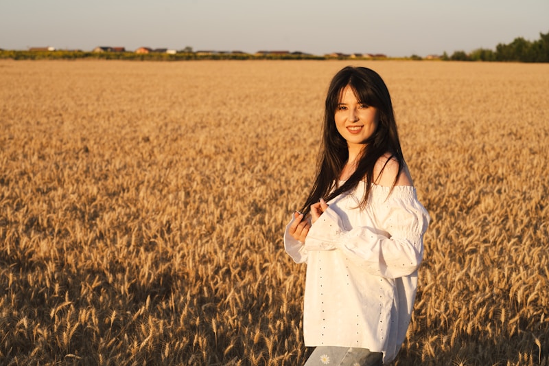 elegant woman in romantic floral luxury