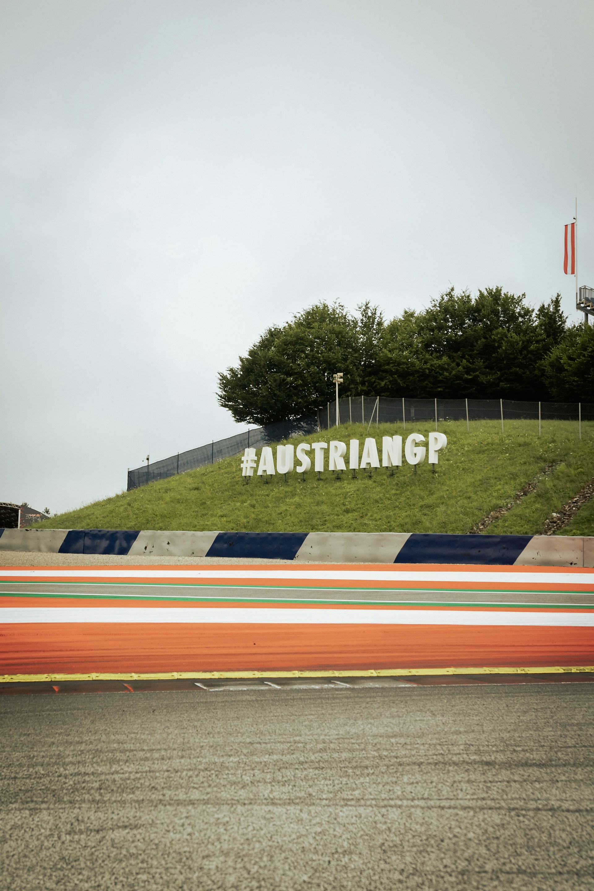 Formula 1 racetrack sign for the austrian grand prix.